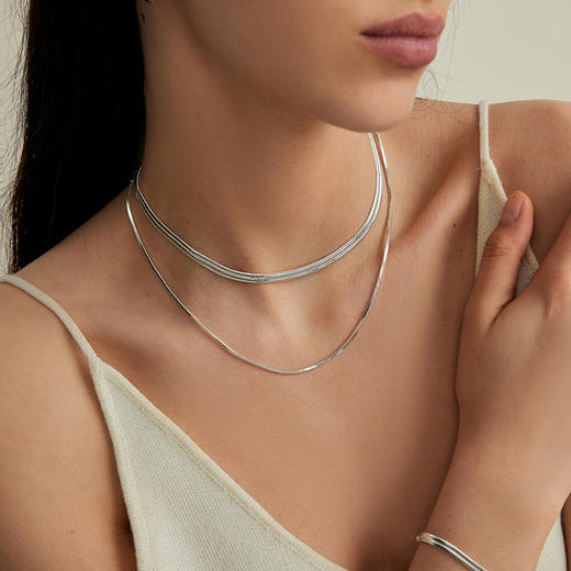 ARSIS【自由搭配】蛇骨Y字链百搭简约小众设计款项链 商品图3