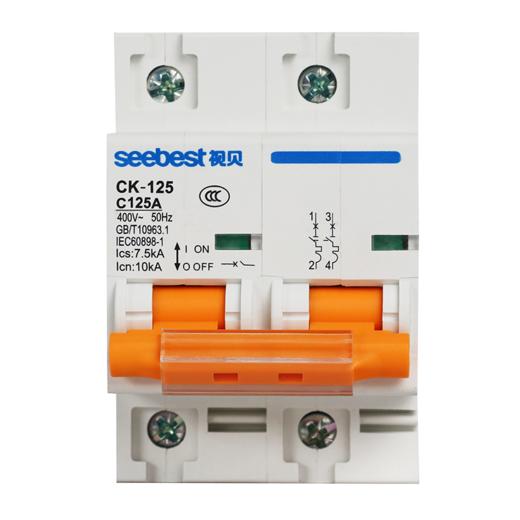 漏电/CL-125(升级)/白色/100A/C型(大体积)/2P 商品图1