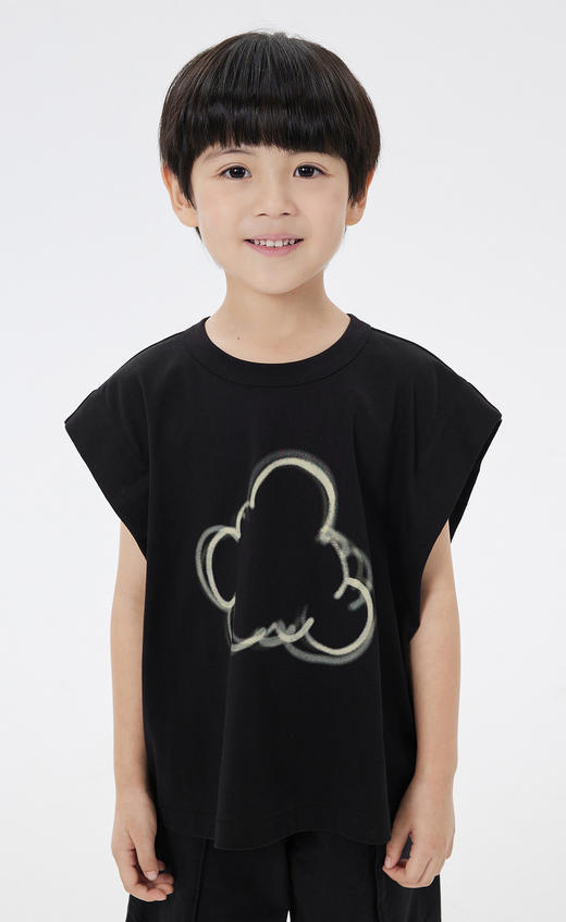 jnby  32年夏款  全棉汗布潮酷无袖背心  1N6014640 商品图5