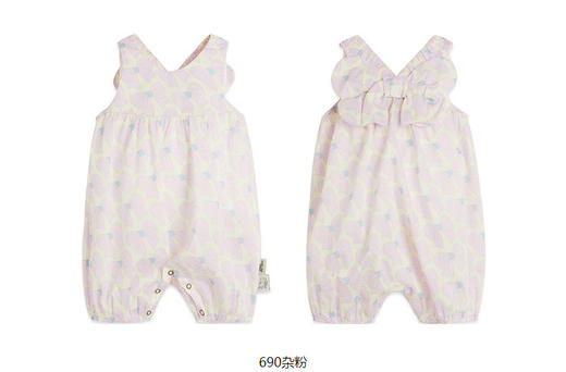 jnby 23年夏款  长绒棉蝴蝶结外出连体衣  YN6F12100 商品图8