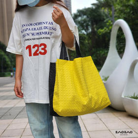 三宅一生 KURO系列拼色硅胶托特包单肩包 男女同款 特惠 Z-10780