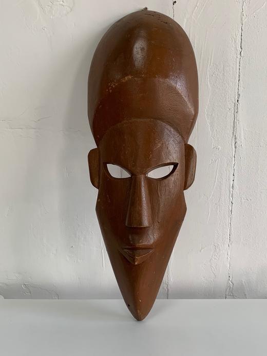非洲中古木雕面具挂饰 大尺寸AU194 商品图2