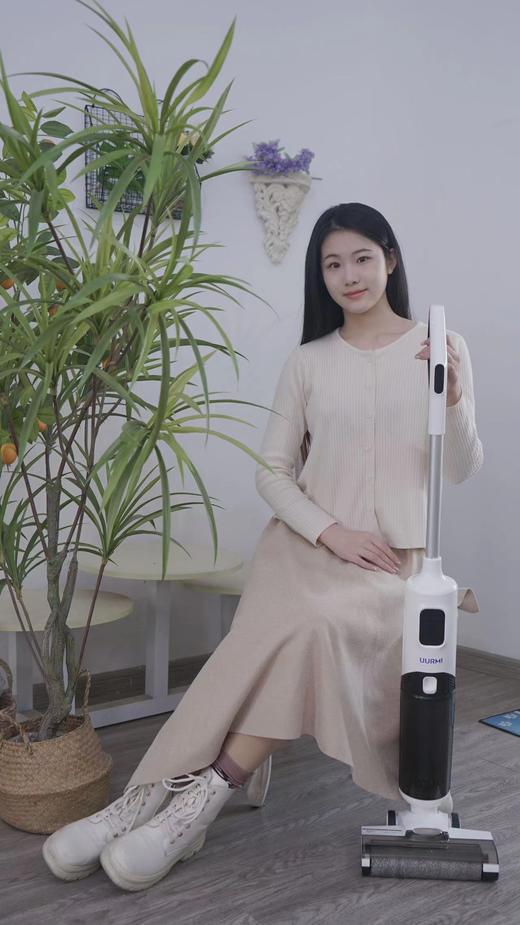 【广电团购 · 55折】德国UURMI（悠米）洗地机智能除菌多功能洗地吸拖一体，扫吸拖三合一赠送除螨仪 商品图3