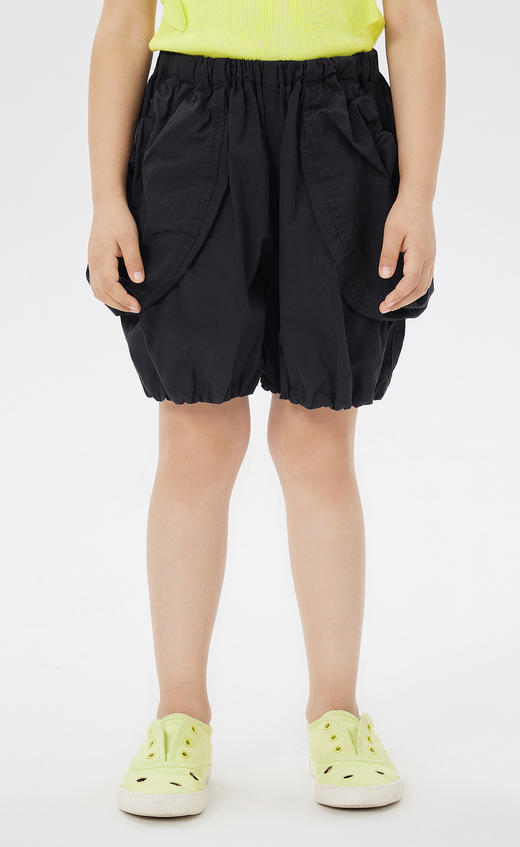 jnby  23年夏款  全棉微皱花苞式短裤  1N6E13700 商品图5