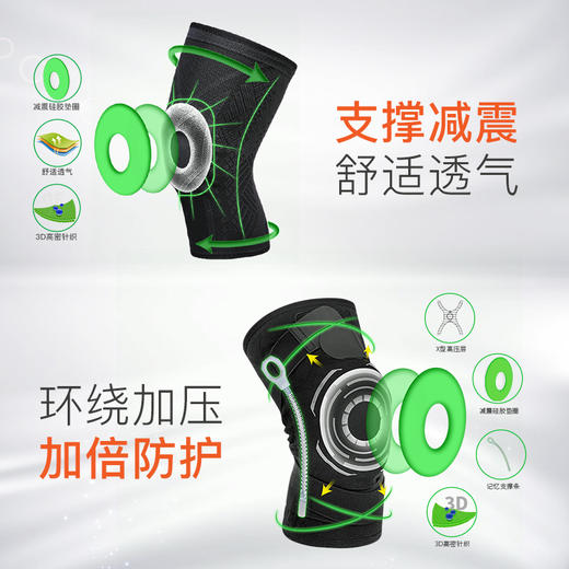 小李子:李质造足球训练比赛成人透气护膝男LZZ22CQHX01 商品图2