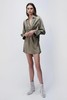 Jonathan Simkhai - ROMA CLASSIC WOVENS L/S  MINI DRESS - Willow - 女装 - 连身裙 - 柳绿色 商品缩略图0