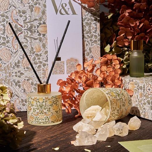 V&A博物馆威廉·莫里斯系列 玫瑰晶石香薰蜡烛无火香薰套装礼盒 商品图3