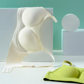 【时尚性感v领！黑科技软支撑固定杯无痕内衣】一体式裁剪触感柔和不跑杯 女士小胸显大聚拢透气青年可机洗文胸粉丝专属