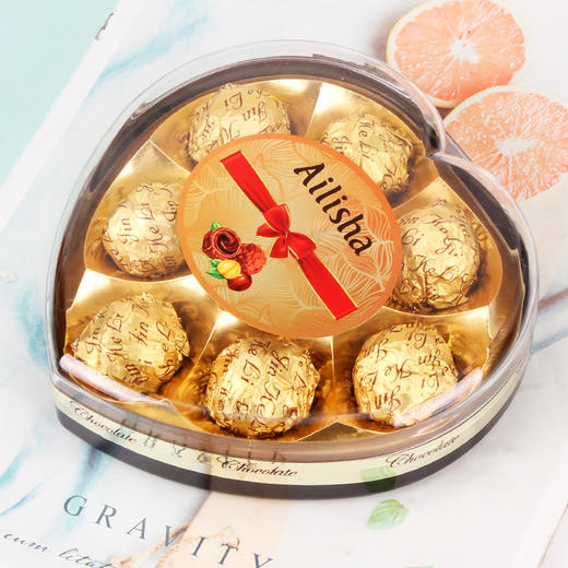 【好吃不腻！巧克力心形礼盒装】美味可口，营养丰富，口感醇厚，甜蜜满溢，美味可口，萌趣心形设计休闲零食六一儿童节礼物休闲零食喜糖儿童营养品健康 商品图1