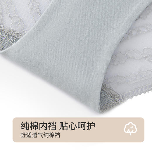 奶糖派林荫配套内裤性感蕾丝透气舒适夏季轻薄低腰三角裤女式短裤 商品图2