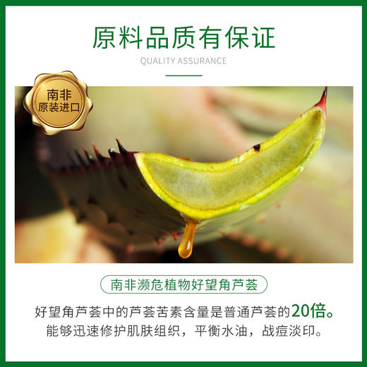 南非aloe unique惟荟高纯度芦荟胶 滋养干燥肌 晒伤修护淡化痘印 商品图5