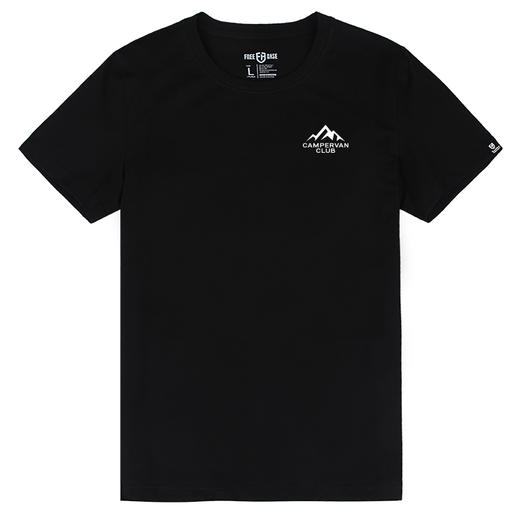 自由基地夏季新款户外山系露营拖挂房车图案印花短袖休闲T恤半袖 NMT-2010 商品图2