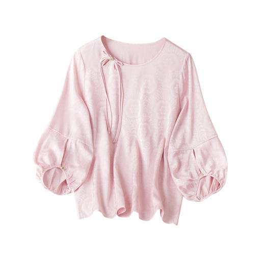 夏季新款，大码柔情小衫减龄中国风衬衫女宽松T恤上衣DB-2835 商品图4