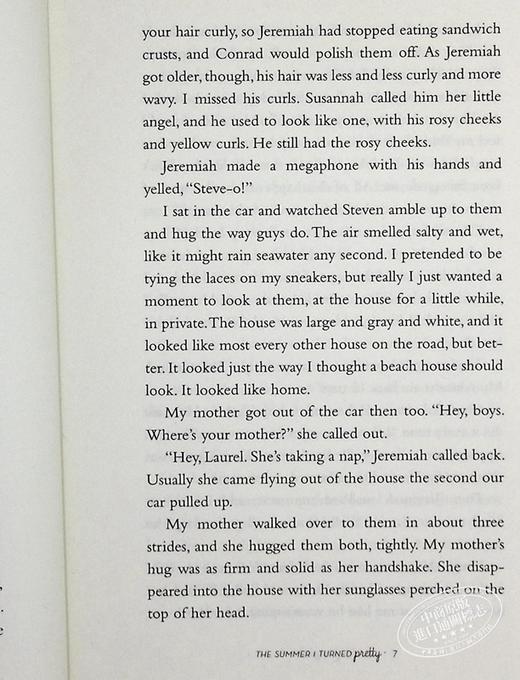 【中商原版】我变漂亮的那个夏天 我变漂亮的那个夏天系列1 英文原版 SUMMER I TURNED PRETTY Jenny Han 商品图6