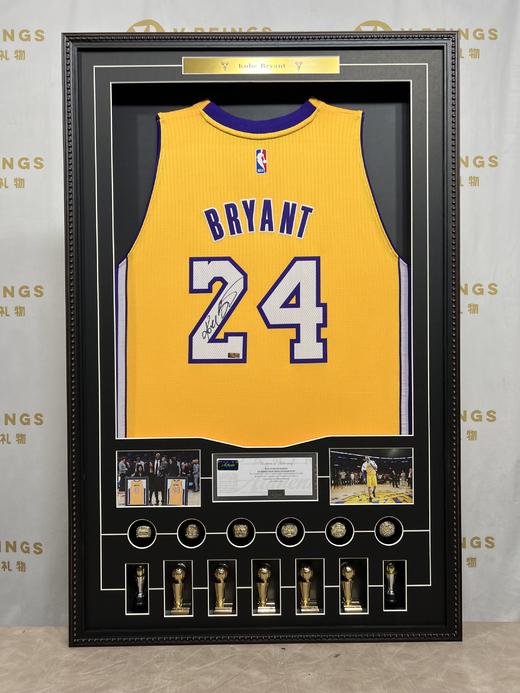 收藏系列 科比 湖人队24号黄色 亲笔签名球衣 商品图1