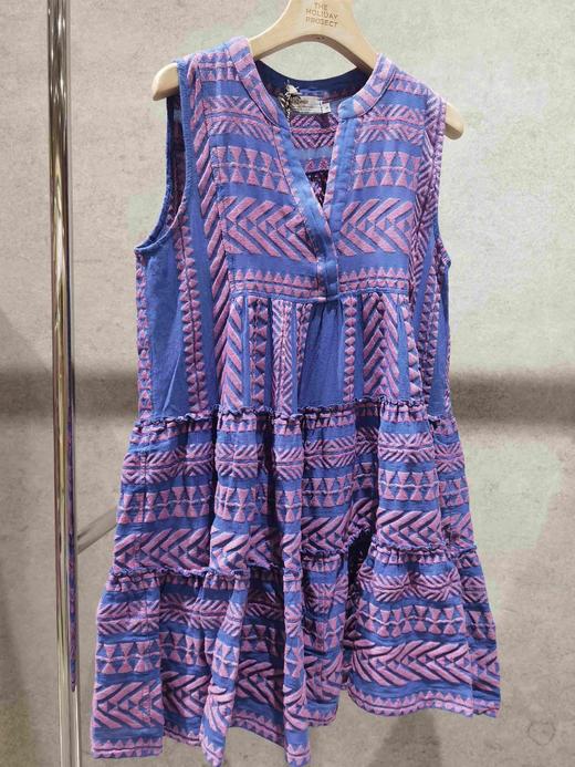 Devotion Twins - Ella Sleeveless Short Dress - N.Pink-B.Bl/Blue - 连身裙 - 粉蓝色 商品图0