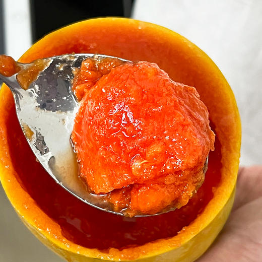 『徐闻树上熟冰糖心木瓜』生态种植丑木瓜，肉质紧致厚实，清甜舒爽，香嫩柔滑 商品图3