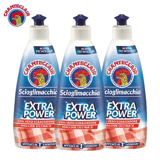 CHANTECLAIR 大公鸡管家污渍克星 衣领净 强力去污酒渍油渍顽固衣物专用 污渍克星375ml*3瓶 商品图0