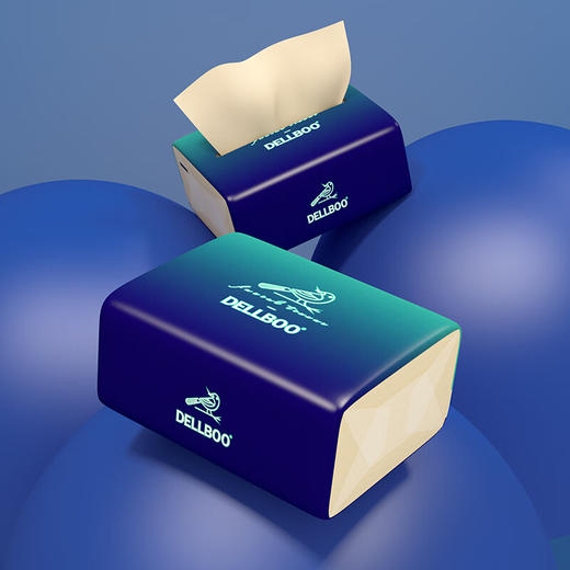 良布（DELLBOO）良布新竹语系列纯竹浆90抽*27包软抽纸箱装LNR270F27 商品图3