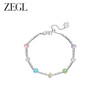 ZEGL设计师夏日冰透小彩串手链女生轻奢小众精致夏季闺蜜度假手饰 商品缩略图2
