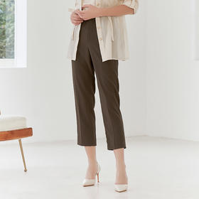 【女士九分裤】23年春夏新品女士薄款休闲九分裤薄款小直筒裤子