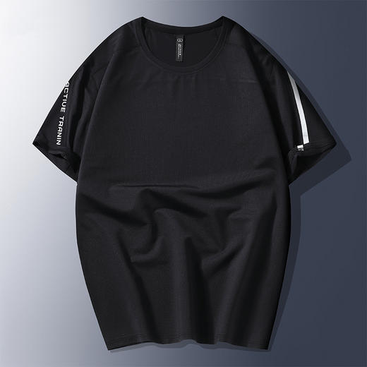 跃牌【跃LEAP-ACTIVE】系列男装短袖T恤男新款男士运动健身速干轻薄冰丝透气跑步短tR429 商品图3