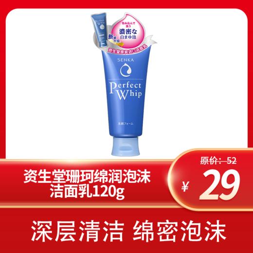 资生堂珊珂绵润泡沫洁面乳120g 商品图1