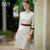 IWY/夏连衣裙女设计款高端气质修身瘦腰美容院前台接待工装裙Q851 商品缩略图3