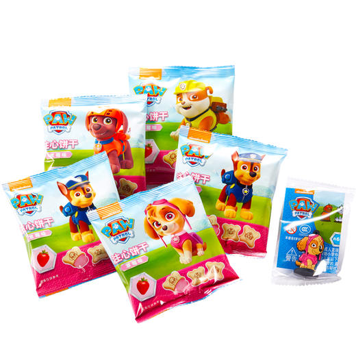 亿智小狗汪汪队注心饼干巧克力味80g 商品图1