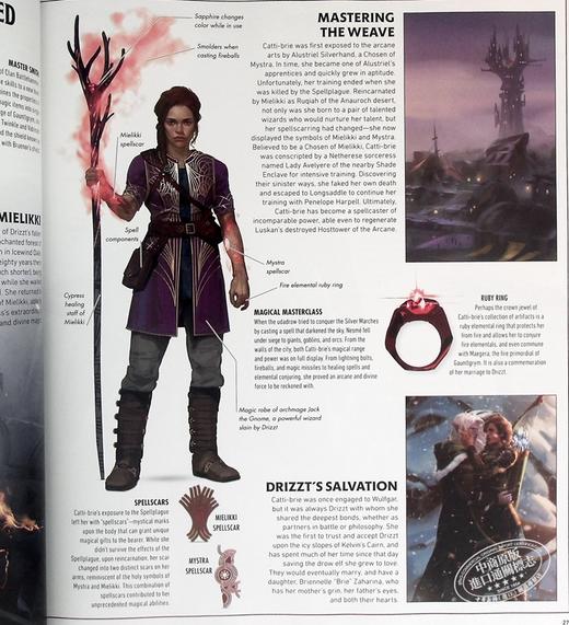 【中商原版】龙与地下城崔斯特传奇视觉词典 英文原版 Dungeons and Dragons the Legend of Drizzt Visual Dictionary 商品图5
