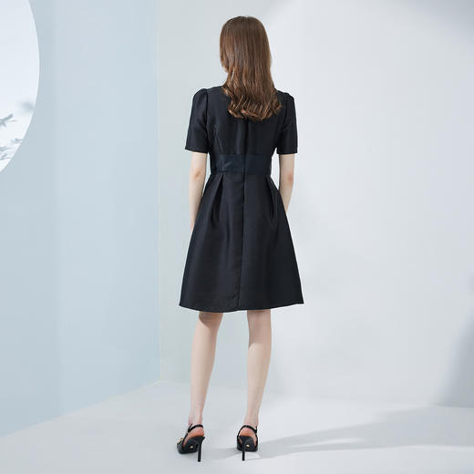 NF8M1斯尔丽瑟俪商场同款2023夏季新款手工蝴蝶结小礼服俏丽连衣裙 商品图1