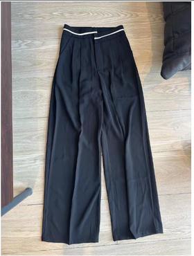 【门店同款】夏季腰头拼色休闲西装裤 151043227