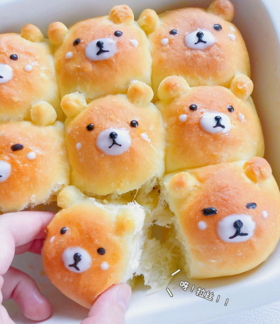 【辅食厨房】轻松熊挤挤面包🍞