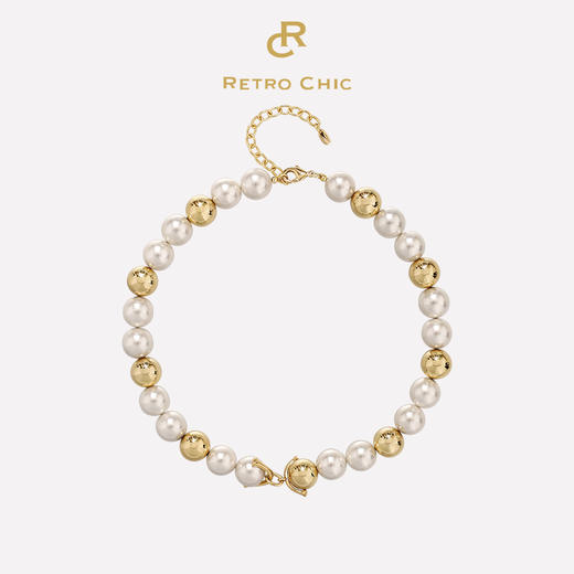 Retro Chic 意大利复古时尚首饰 维多利亚圆月项链 商品图0