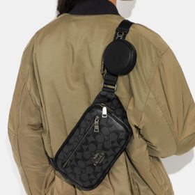 Coach新款Elias腰包胸包小挎包配小零钱袋￥1450直邮到手！