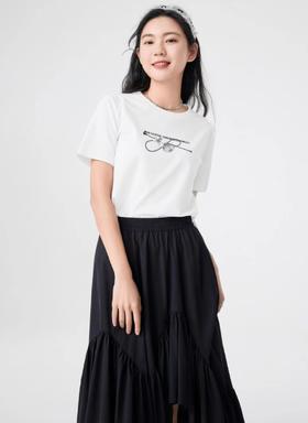 爱居兔女装T恤NTBJ2N051A