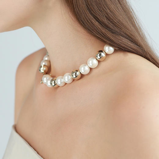 Retro Chic 意大利复古时尚首饰 维多利亚圆月项链 商品图4