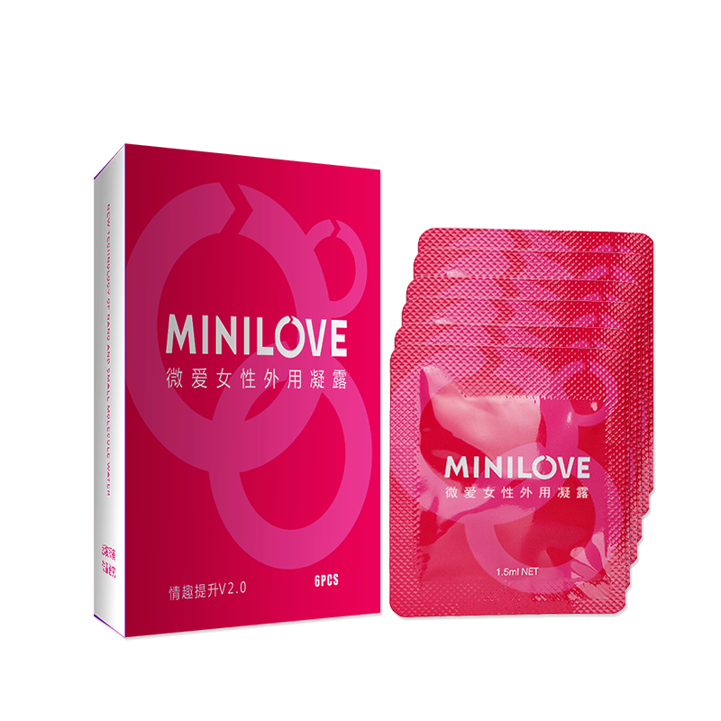 minilove微爱 女用调情助情凝露  女性快感增强液女用高潮兴性奋喷剂夫妻房事热感润滑液精油女性专用情趣高朝液成人情趣性用品女用凝露片 6片装