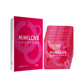 minilove微爱 女用调情助情凝露  女性快感增强液女用高潮兴性奋喷剂夫妻房事热感润滑液精油女性专用情趣高朝液成人情趣性用品女用凝露片 6片装