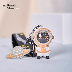 大英博物馆盖亚·安德森猫系列 可爱太空萌猫挂件钥匙扣