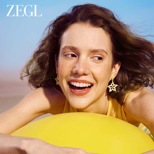 ZEGL设计师水果系列杨桃耳环女2023新款爆款独特耳钉925银针耳饰 商品图4