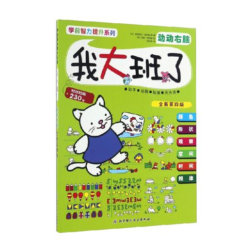 学前智力提升系列 全新第四版  我大班了 动动右脑 弗朗索瓦·特罗莫 著 智力开发 商品图0
