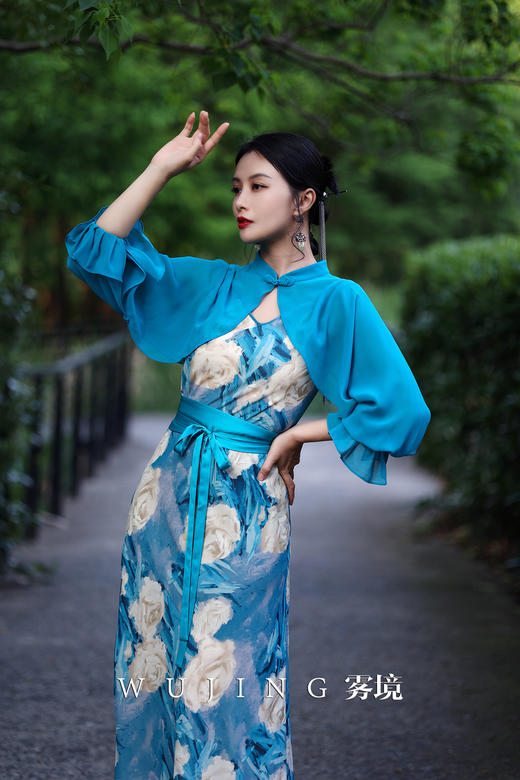 【雾境定制】绝美古风两件套改良旗袍连衣裙 不限制身材 3022134 商品图3