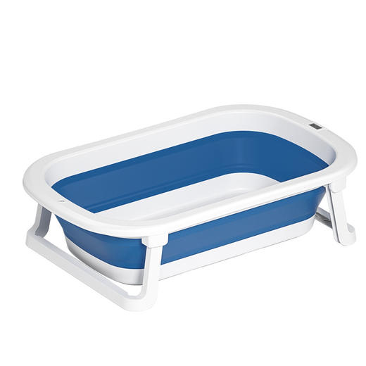 【智能感温折叠浴盆！可坐可躺】升级加大款婴儿洗澡盆，PP原料，稳固耐用，呵护宝宝成长，保护脊椎发育，儿童折叠浴盆，家用可坐躺，新生儿大号浴桶，宝宝泡澡桶套装 商品图4