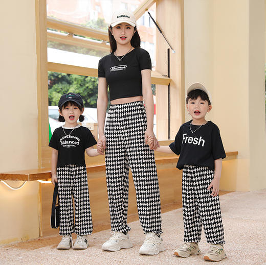 [39元/2条起】亲子抖抖裤儿童夏季休闲裤成人凉凉裤男童女童裤子【2条起拍】 商品图5