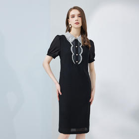 NF8P8斯尔丽瑟俪2023夏季新款小A摆显瘦型连衣裙