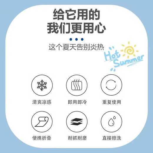 宠物冰垫窝夏天降温猫咪凉垫冰床垫子猫咪睡觉凉席夏季狗狗睡垫 商品图4