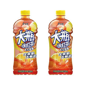 【5元2瓶】今麦郎大瓶1.5倍量冰红茶750ml（0403366）