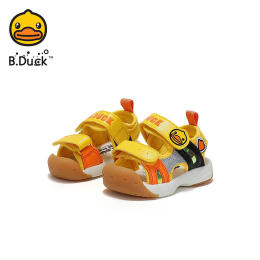 B.Duck小黄鸭童鞋夏季儿童凉鞋20-25 B2283261 商品图3