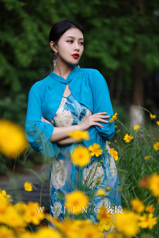 【雾境定制】绝美古风两件套改良旗袍连衣裙 不限制身材 3022134 商品图0